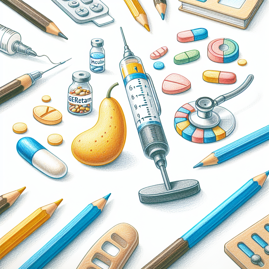 Pastelková ilustrace znázorňující téma: Léky a zdraví