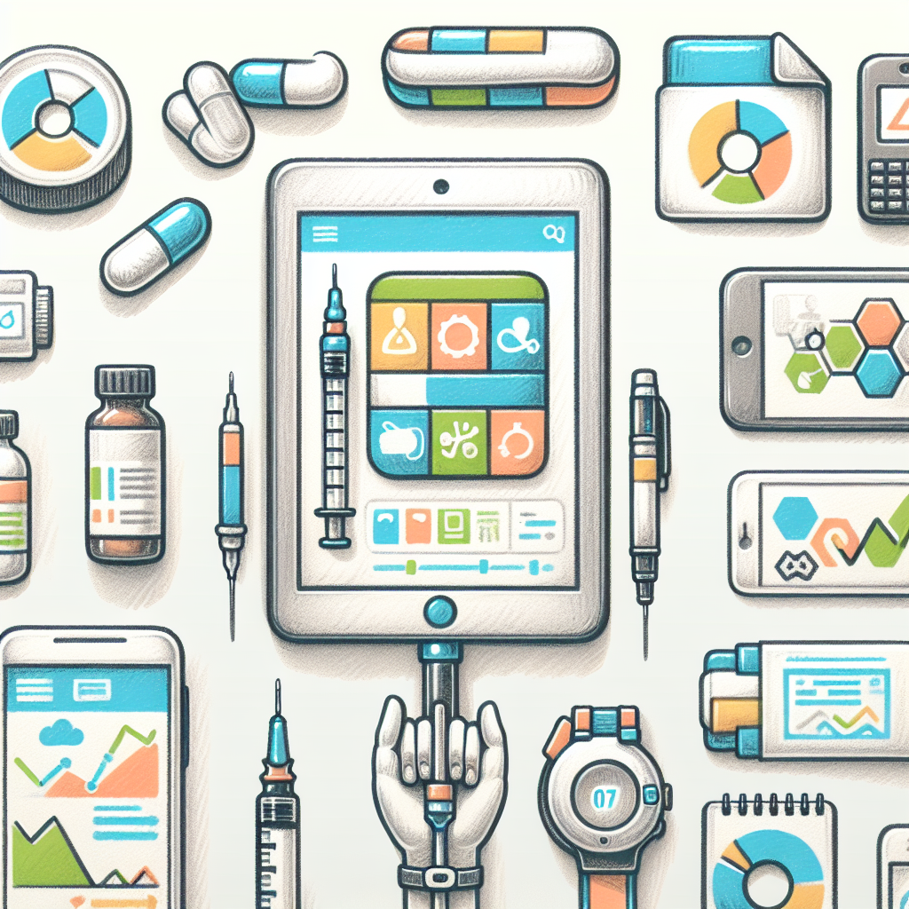 Pastelková ilustrace znázorňující téma: Diabetes