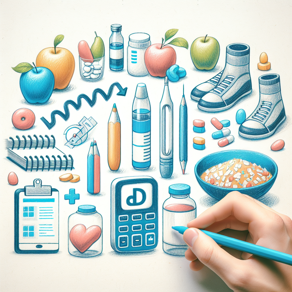 Pastelková ilustrace znázorňující téma: Cukrovka