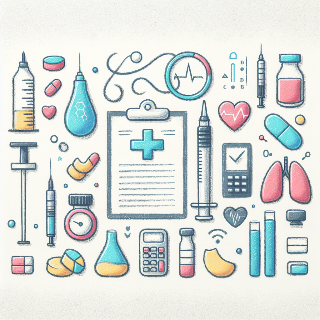 Pastelková ilustrace znázorňující téma: Diabetes