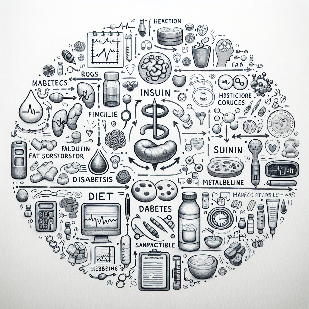 Pastelková ilustrace znázorňující téma: Metabolismus