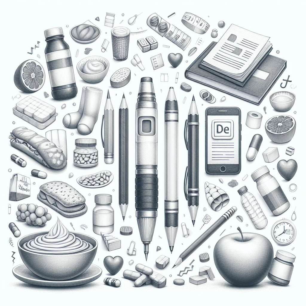 Pastelková ilustrace znázorňující téma: Zdraví a výživa