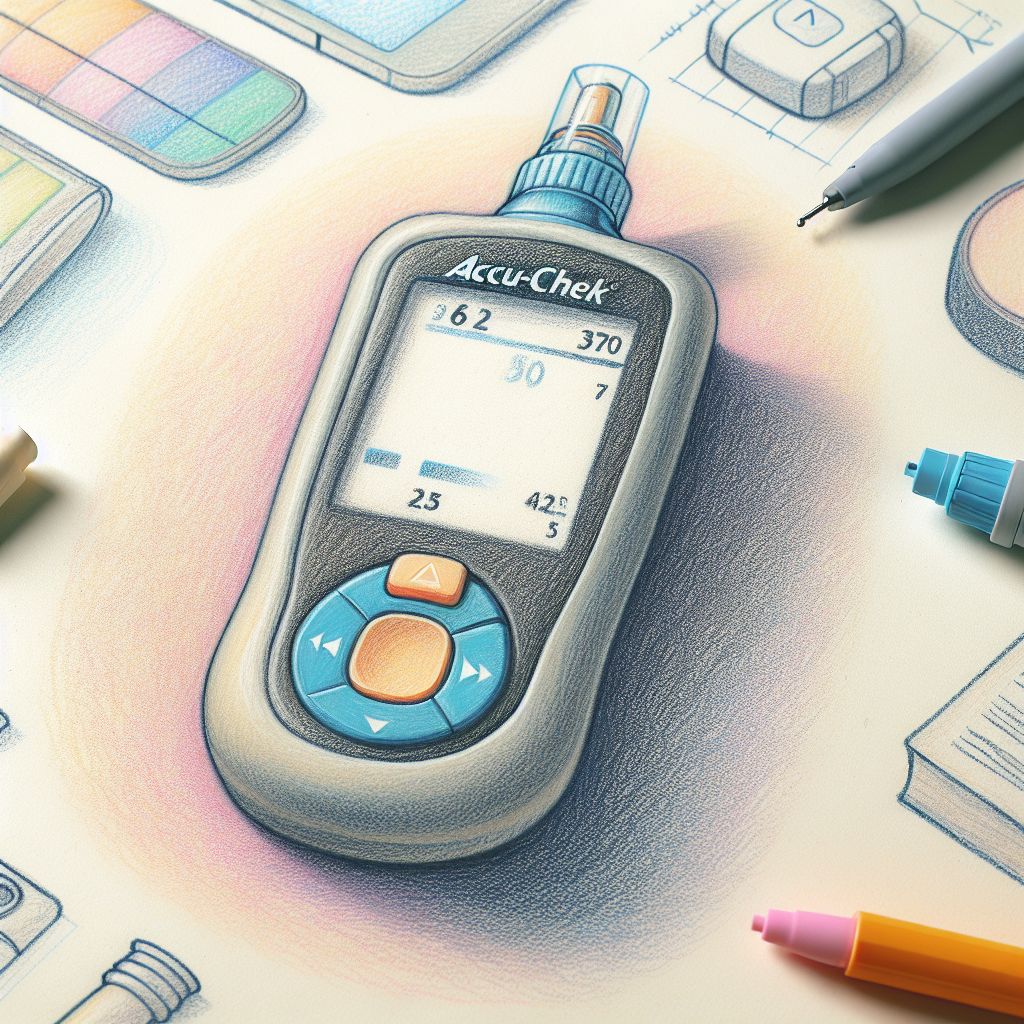 Pastelková ilustrace znázorňující téma: Diabetes