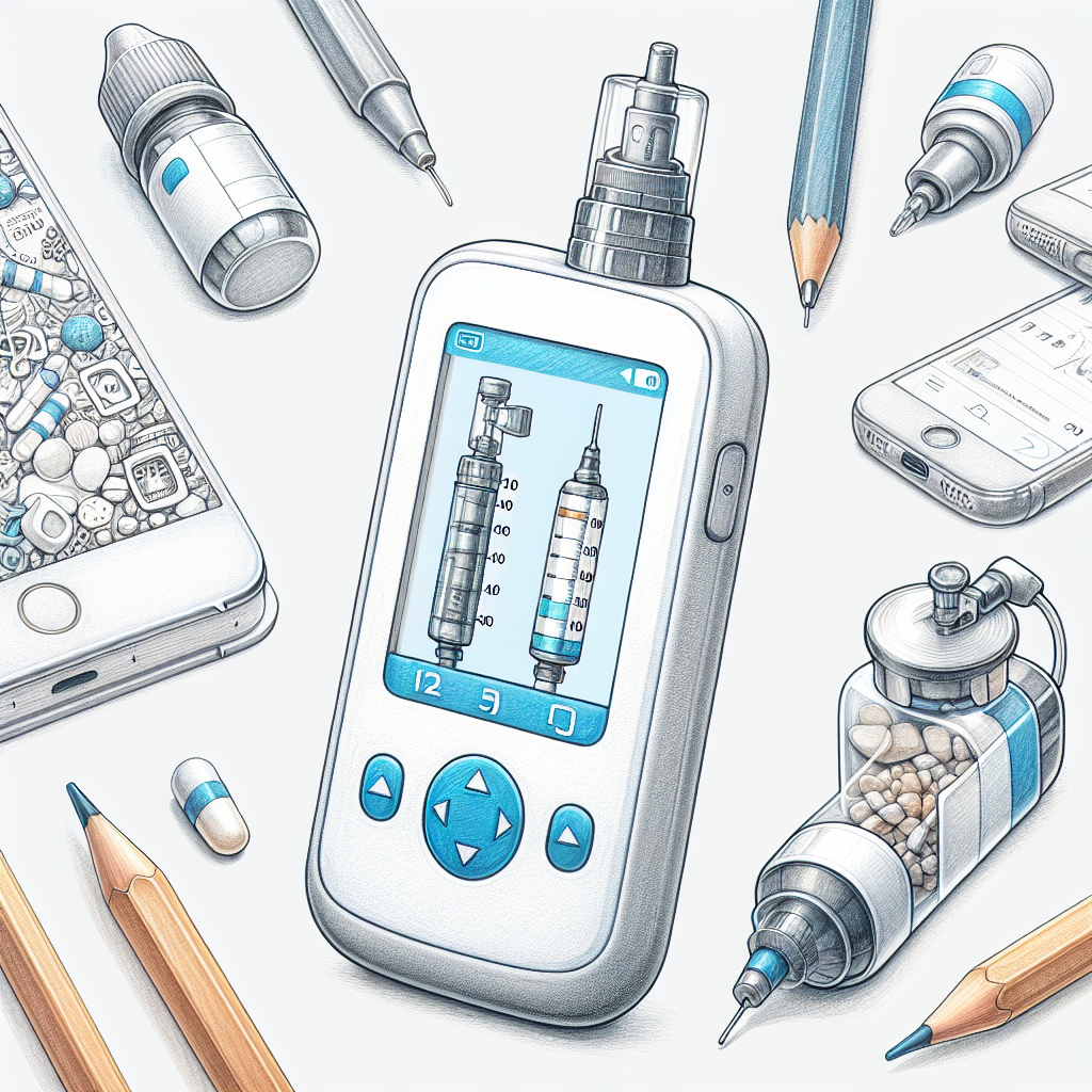 Pastelková ilustrace znázorňující téma: Diabetes