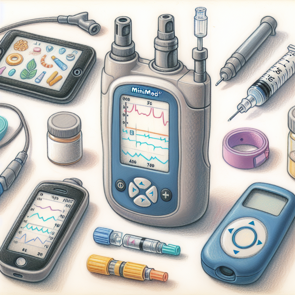 Pastelková ilustrace znázorňující téma: Diabetes