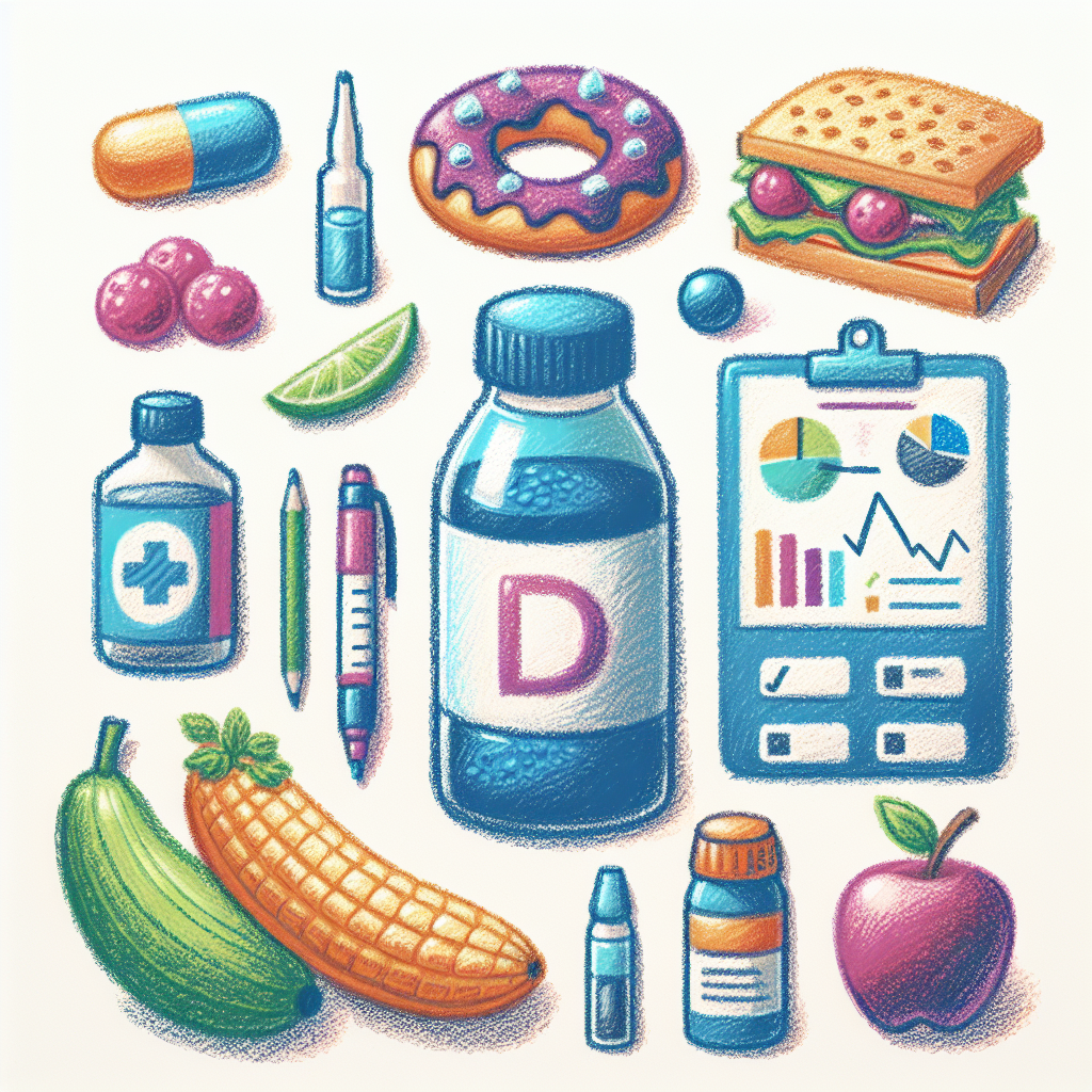 Pastelková ilustrace znázorňující téma: Zdraví