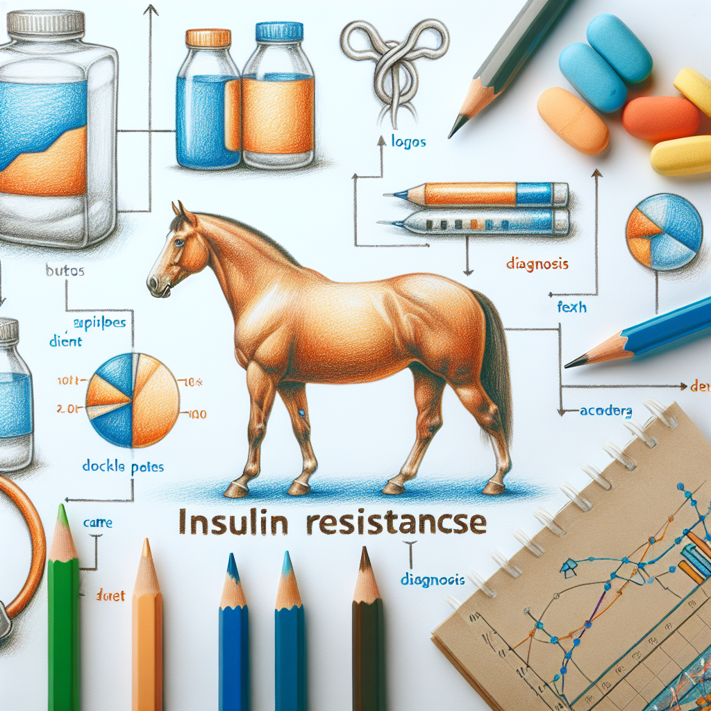 Pastelková ilustrace znázorňující téma: Zdraví koní