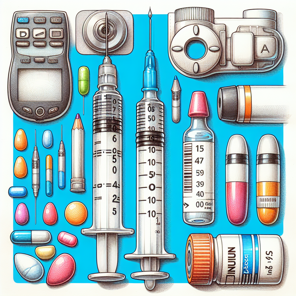 Pastelková ilustrace znázorňující téma: Diabetes a inzulin