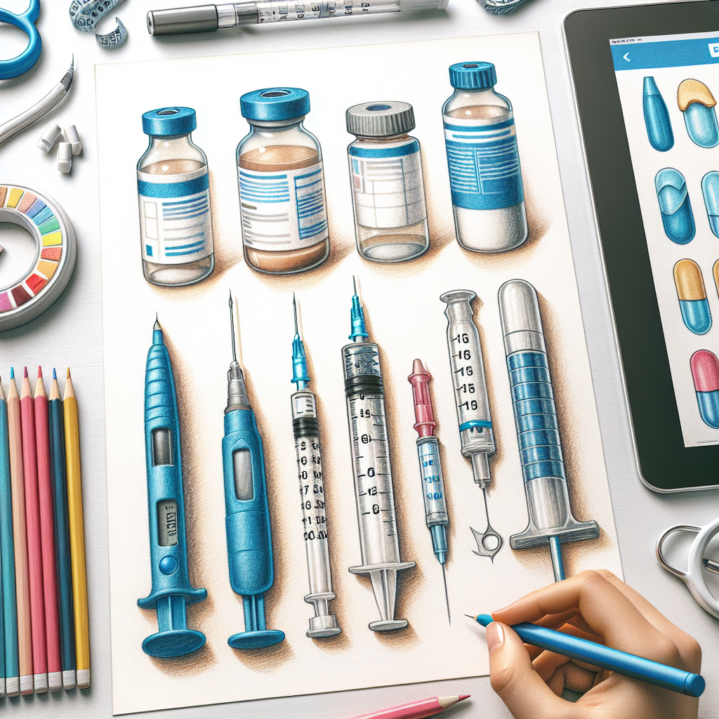 Pastelková ilustrace znázorňující téma: Diabetologie