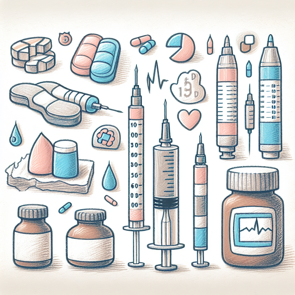 Pastelková ilustrace znázorňující téma: Diabetes a inzulín