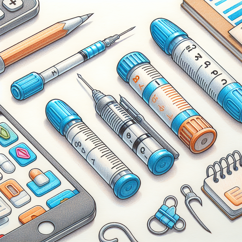 Pastelková ilustrace znázorňující téma: Diabetes