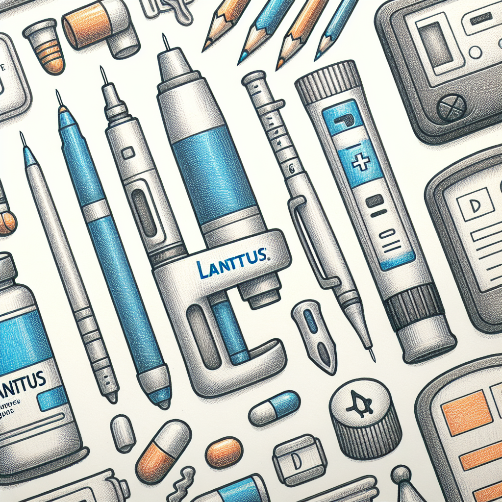 Pastelková ilustrace znázorňující téma: Diabetes a léčba
