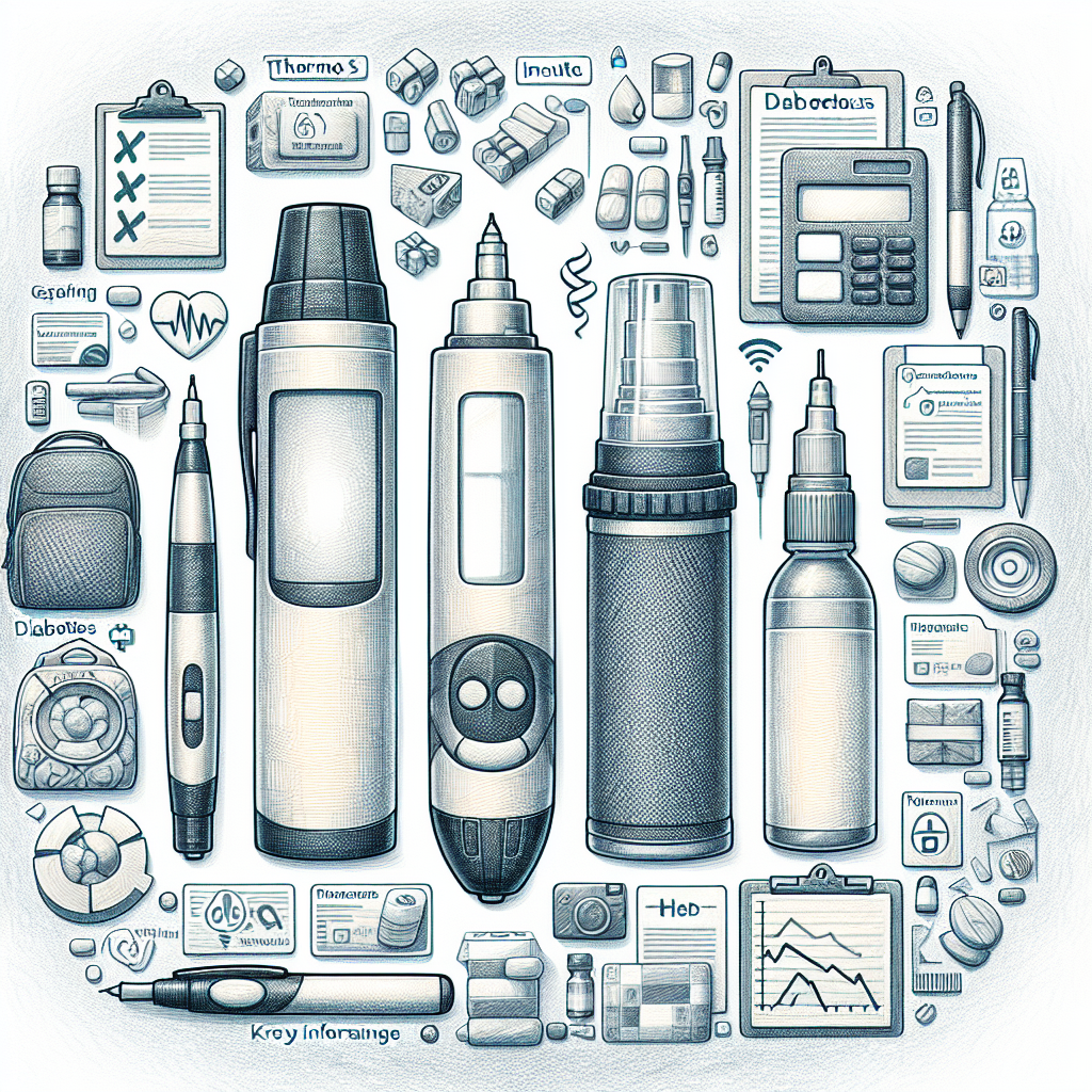 Pastelková ilustrace znázorňující téma: Zdraví a diabetologie