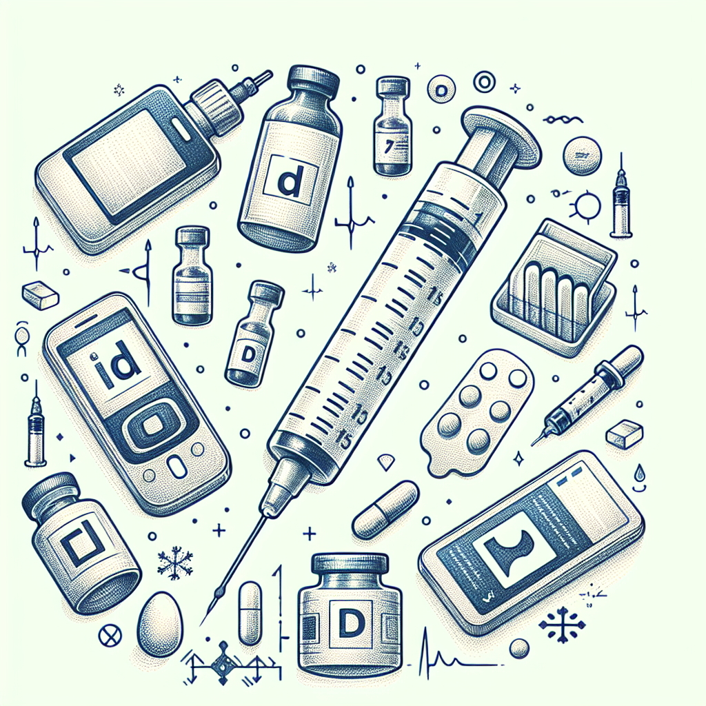 Pastelková ilustrace znázorňující téma: Diabetes
