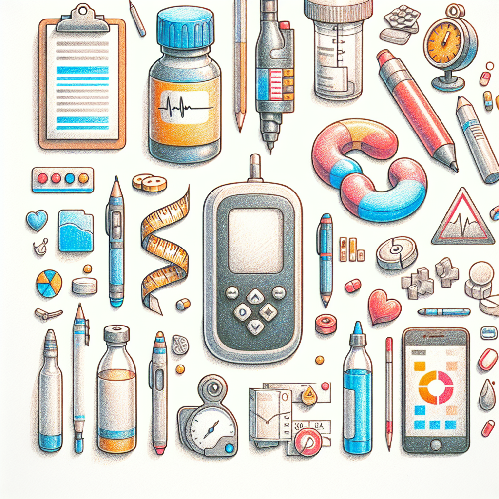 Pastelková ilustrace znázorňující téma: Cukrovka