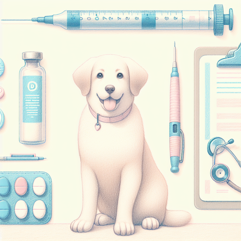 Pastelková ilustrace znázorňující téma: Zdraví zvířat