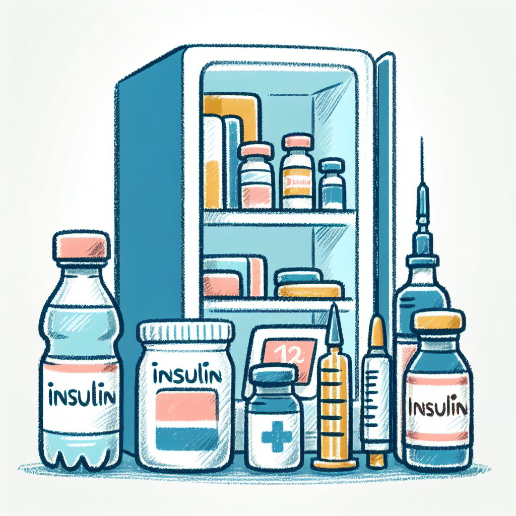 Pastelková ilustrace znázorňující téma: Diabetes