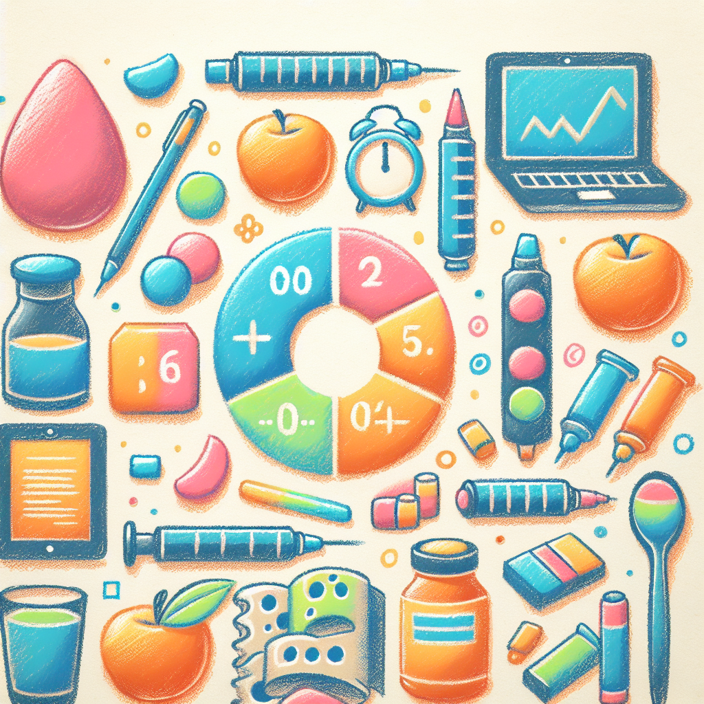 Pastelková ilustrace znázorňující téma: Zdraví