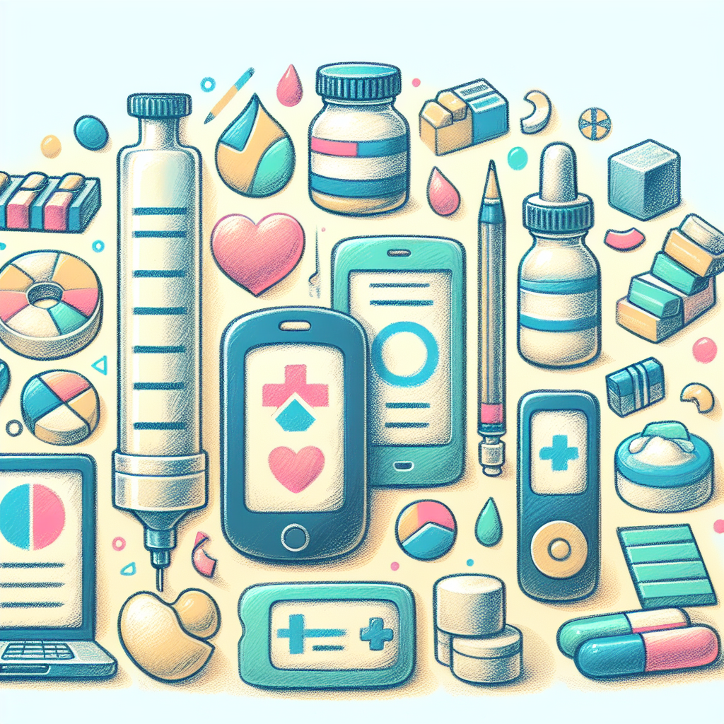 Pastelková ilustrace znázorňující téma: Diabetes a inzulín