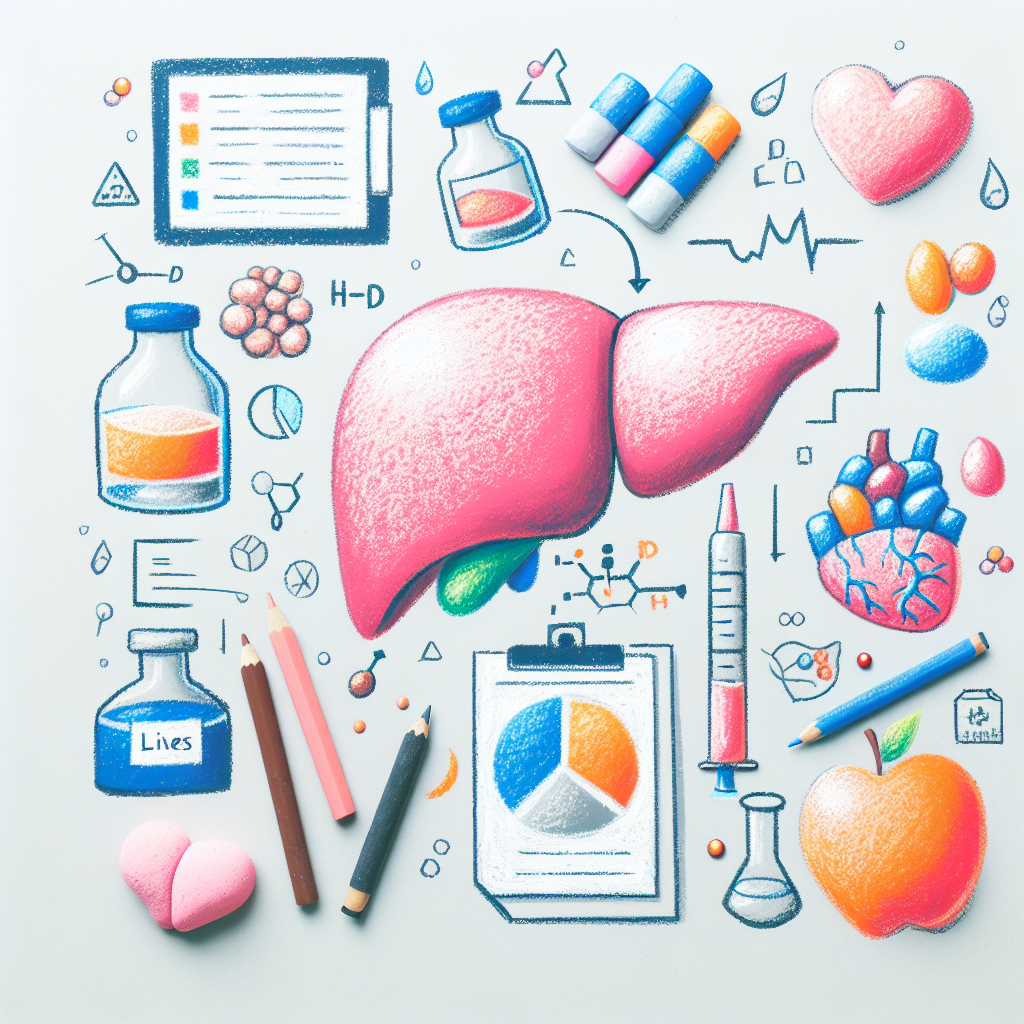 Pastelková ilustrace znázorňující téma: Diabetes a výživa