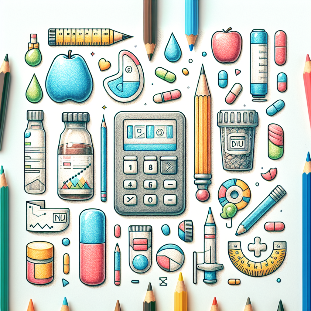 Pastelková ilustrace znázorňující téma: Zdraví