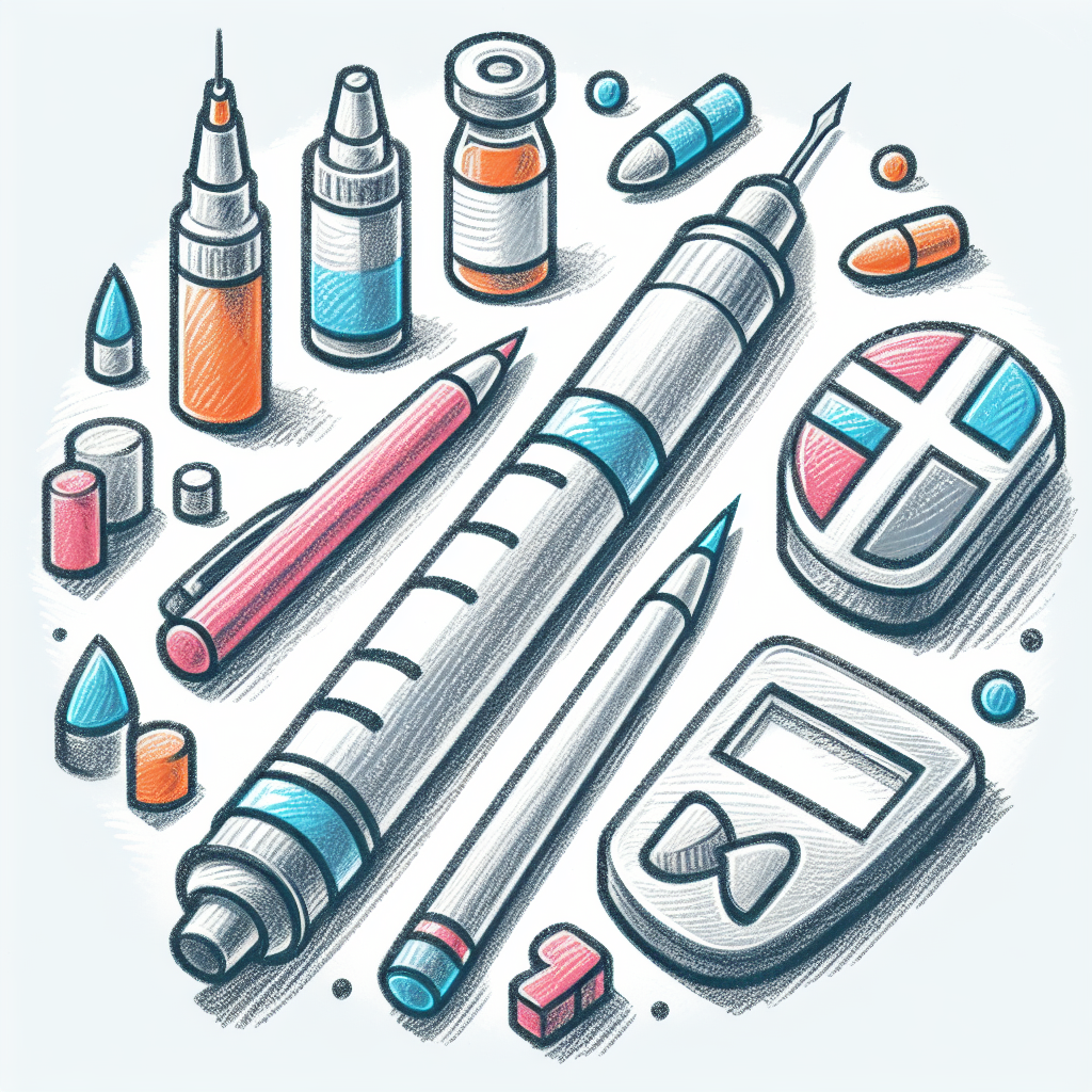Pastelková ilustrace znázorňující téma: Cukrovka