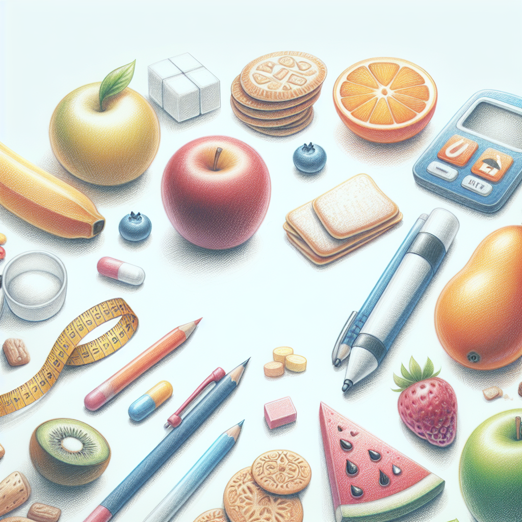 Pastelková ilustrace znázorňující téma: Strava a výživa