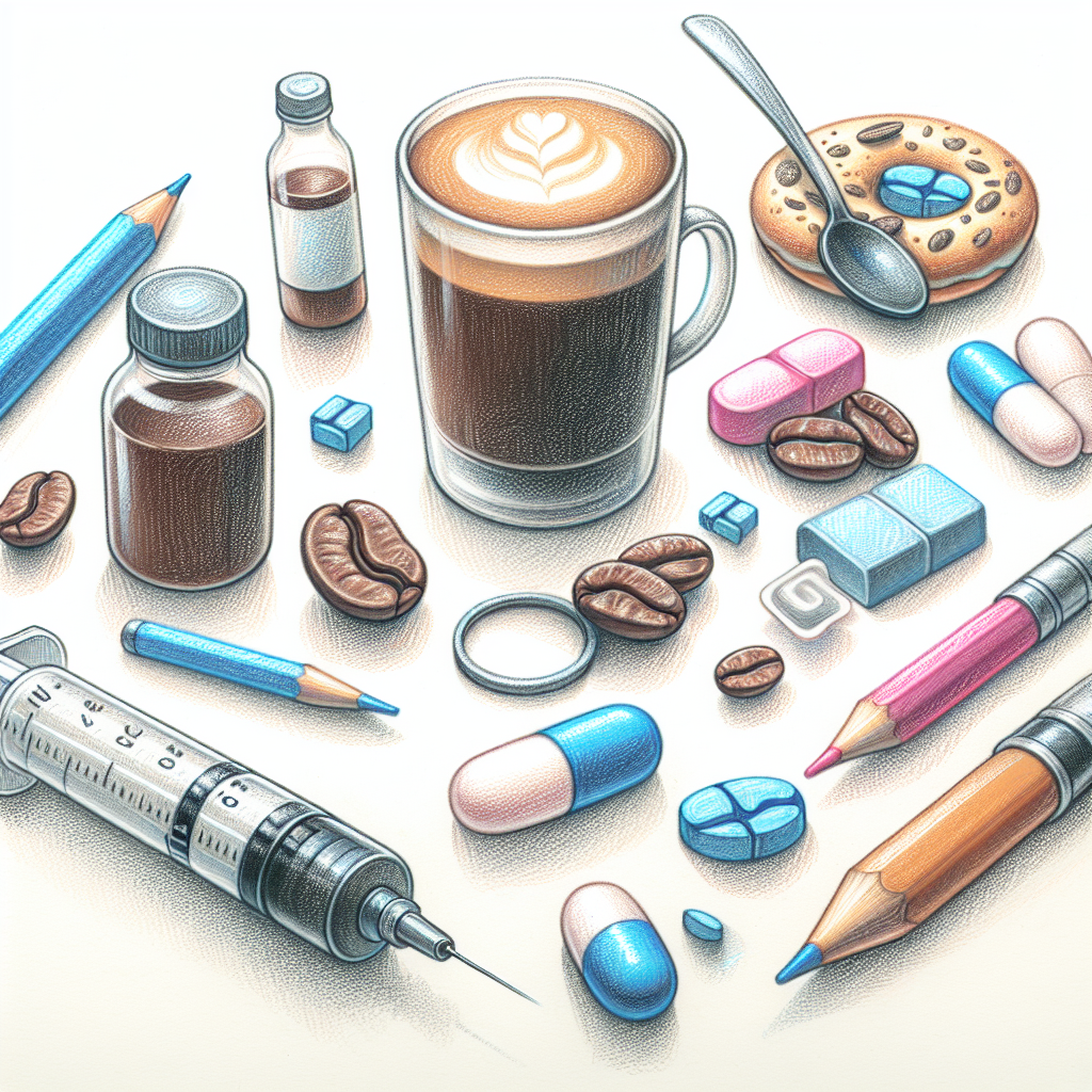 Pastelková ilustrace znázorňující téma: Zdraví a výživa