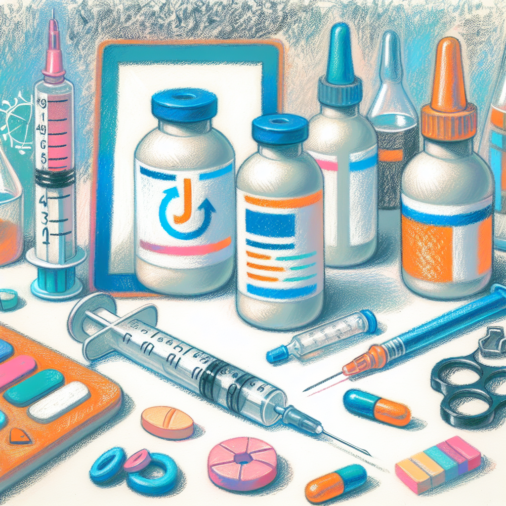 Pastelková ilustrace znázorňující téma: Diabetes