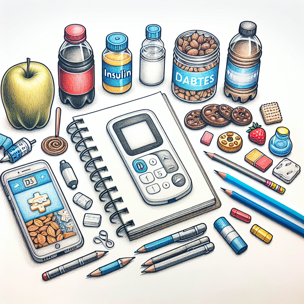 Pastelková ilustrace znázorňující téma: Cukrovka