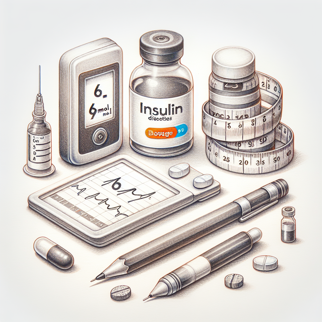 Pastelková ilustrace znázorňující téma: Diabetes