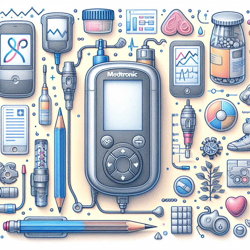 Pastelková ilustrace znázorňující téma: Diabetes