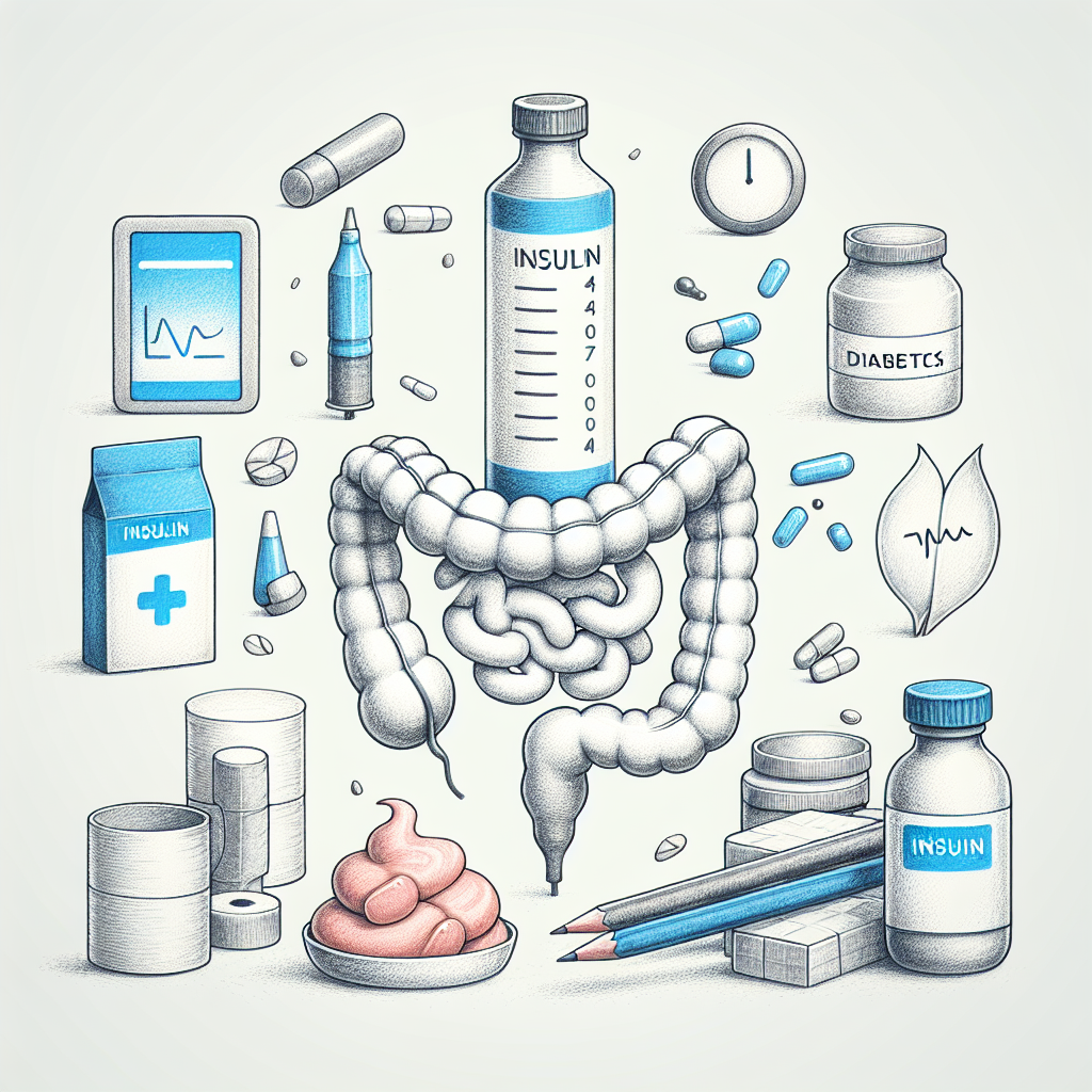 Pastelková ilustrace znázorňující téma: Diabetes a zdraví