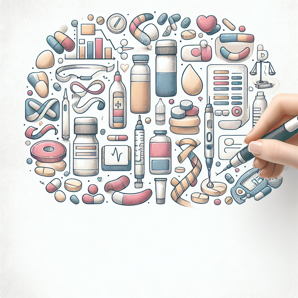 Pastelková ilustrace znázorňující téma: Zdraví a medicína