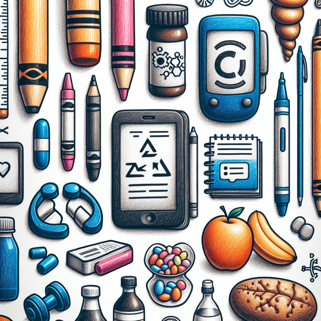 Pastelková ilustrace znázorňující téma: Zdraví