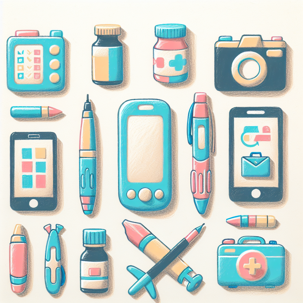 Pastelková ilustrace znázorňující téma: Zdraví