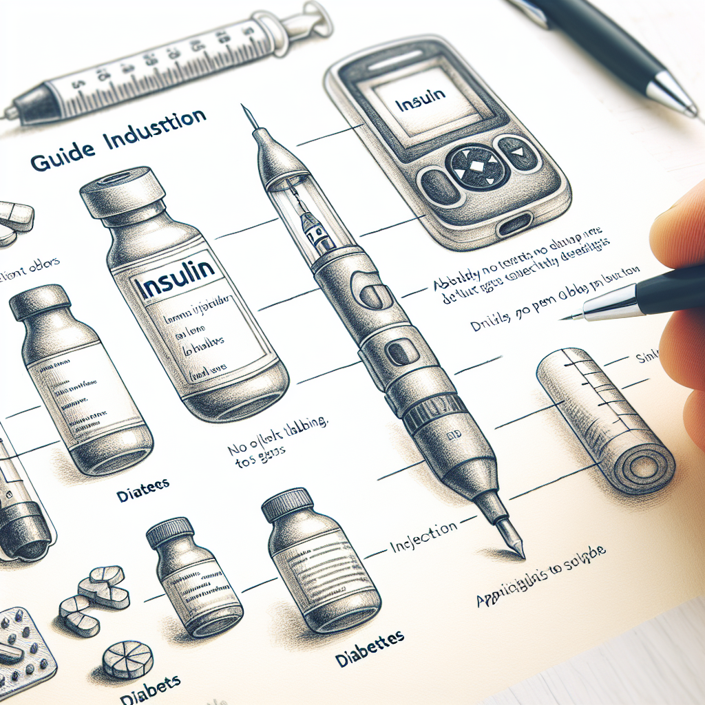 Pastelková ilustrace znázorňující téma: Diabetes