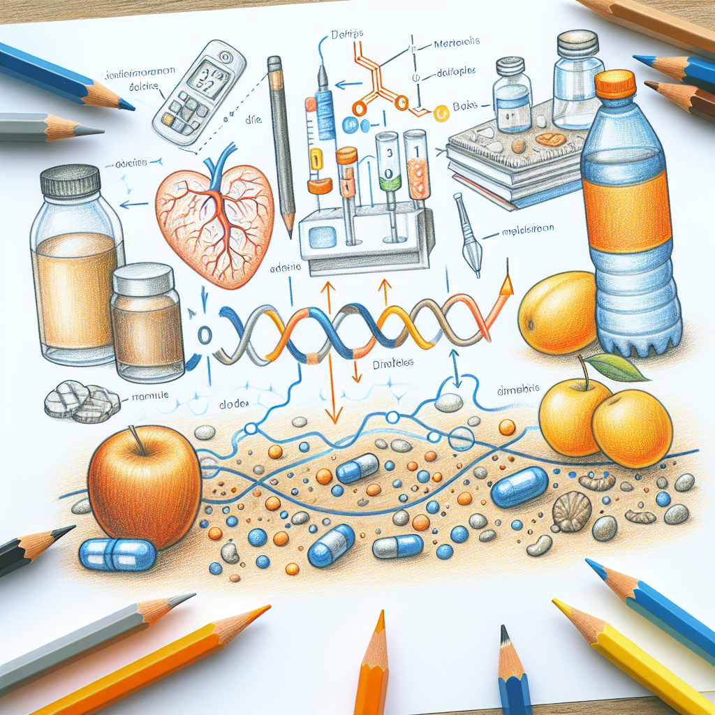Pastelková ilustrace znázorňující téma: Zdraví a výživa