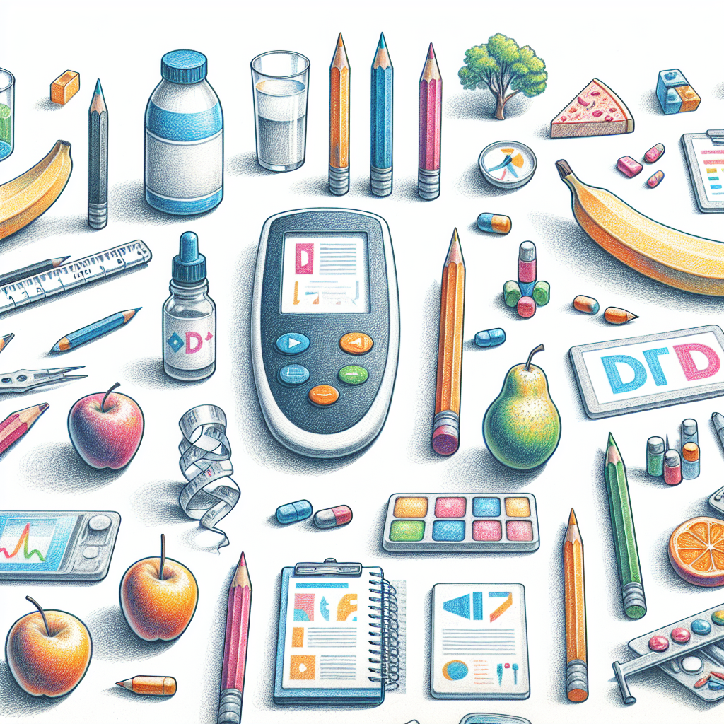 Pastelková ilustrace znázorňující téma: Cukrovka