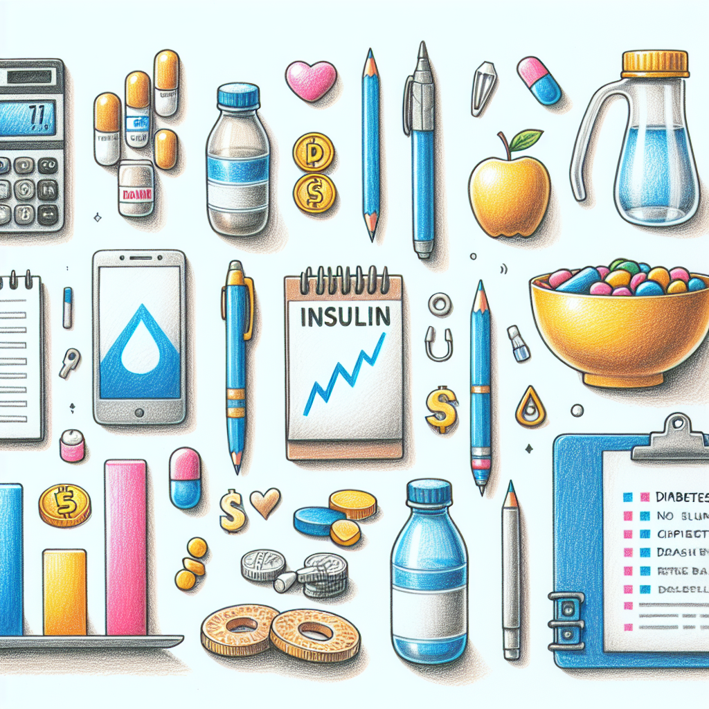 Pastelková ilustrace znázorňující téma: Cukrovka