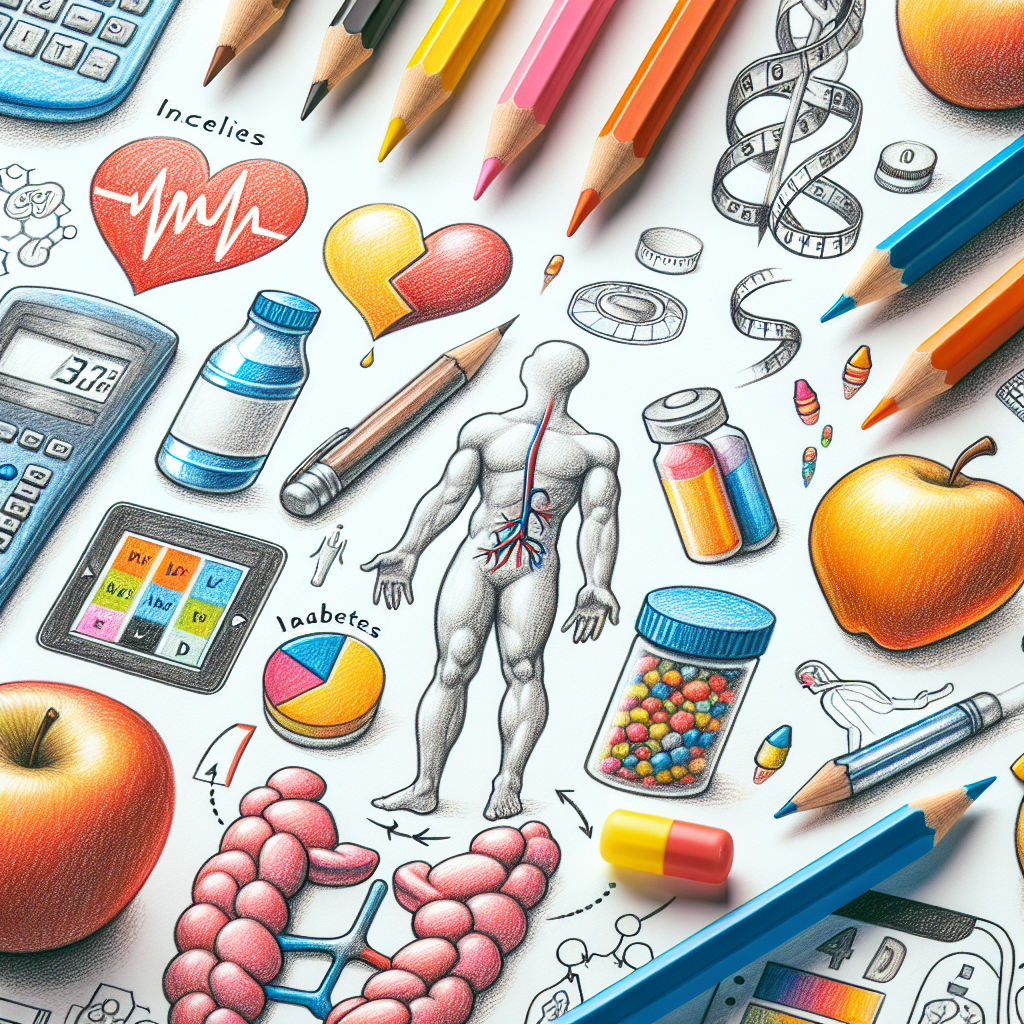 Pastelková ilustrace znázorňující téma: Zdraví