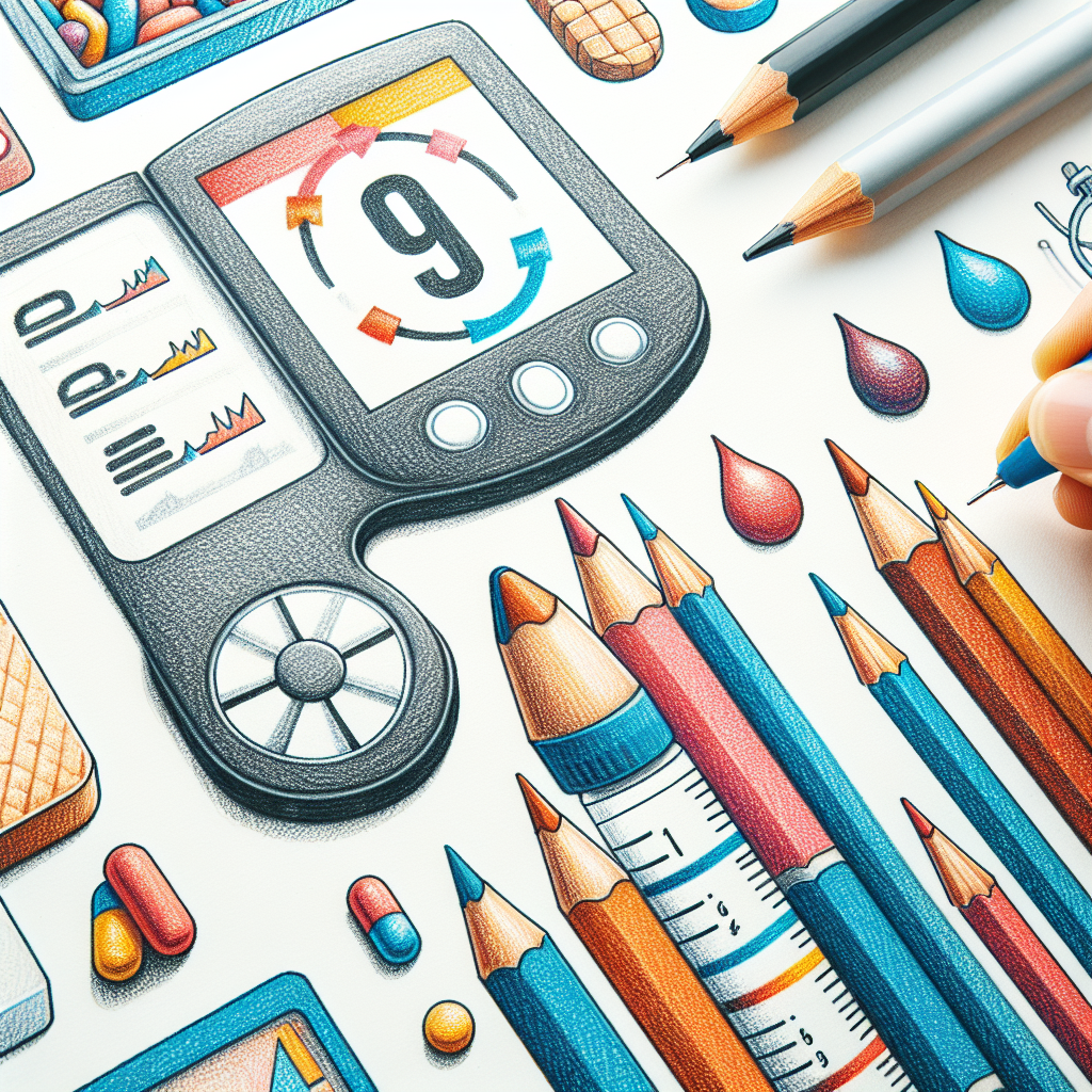 Pastelková ilustrace znázorňující téma: při jaké výši cukru v krvi se nasazuje inzulín