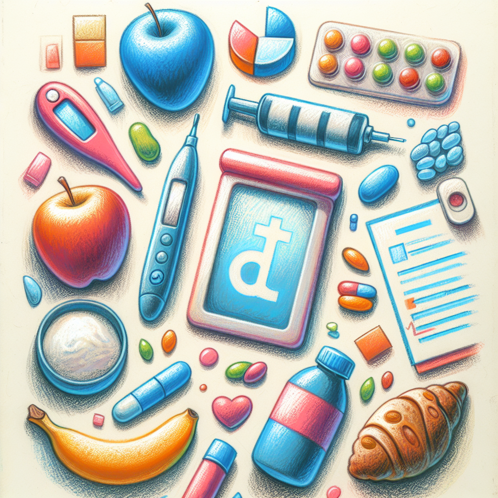 Pastelková ilustrace znázorňující téma: Zdraví