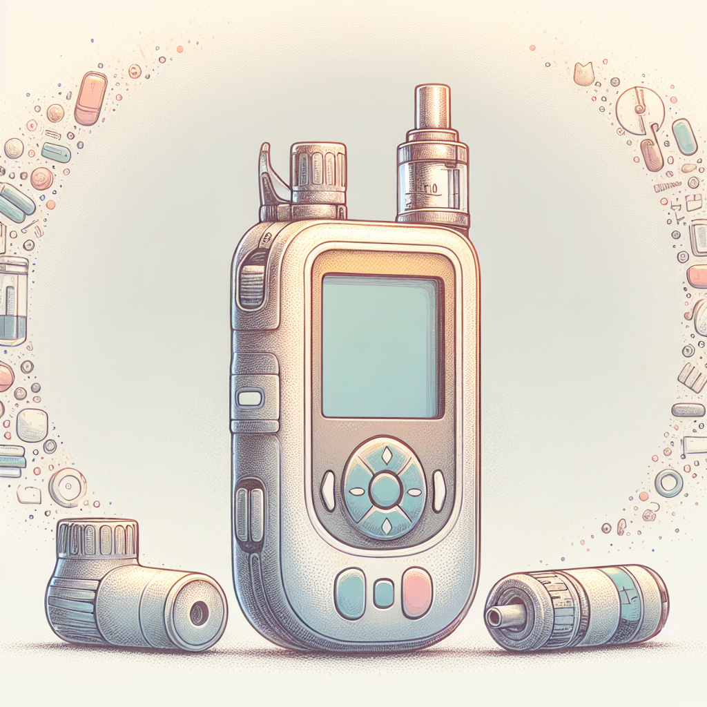 Pastelková ilustrace znázorňující téma: Diabetes