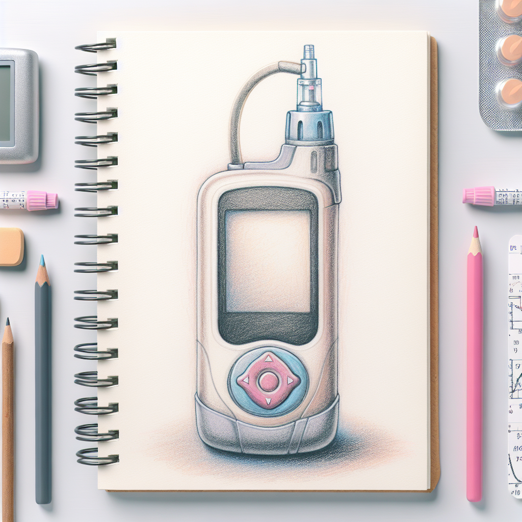Pastelková ilustrace znázorňující téma: Cukrovka