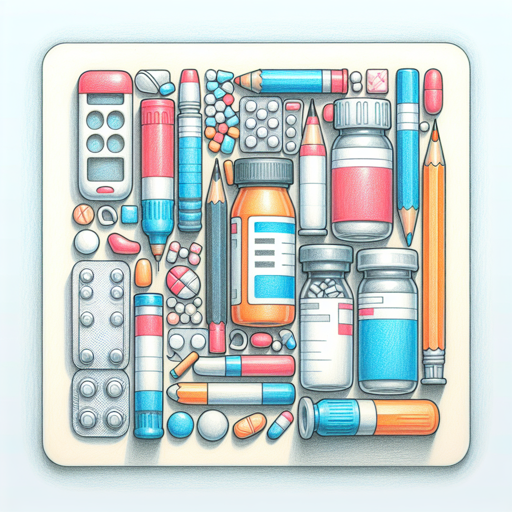 Pastelková ilustrace znázorňující téma: Diabetes a inzulín