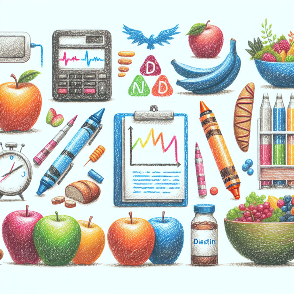 Pastelková ilustrace znázorňující téma: Výživa