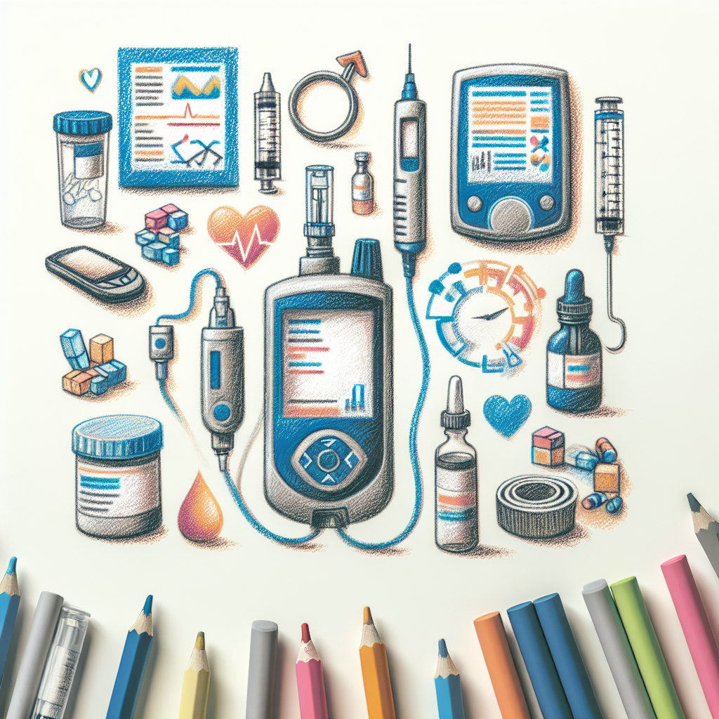 Pastelková ilustrace znázorňující téma: Diabetes a inzulin