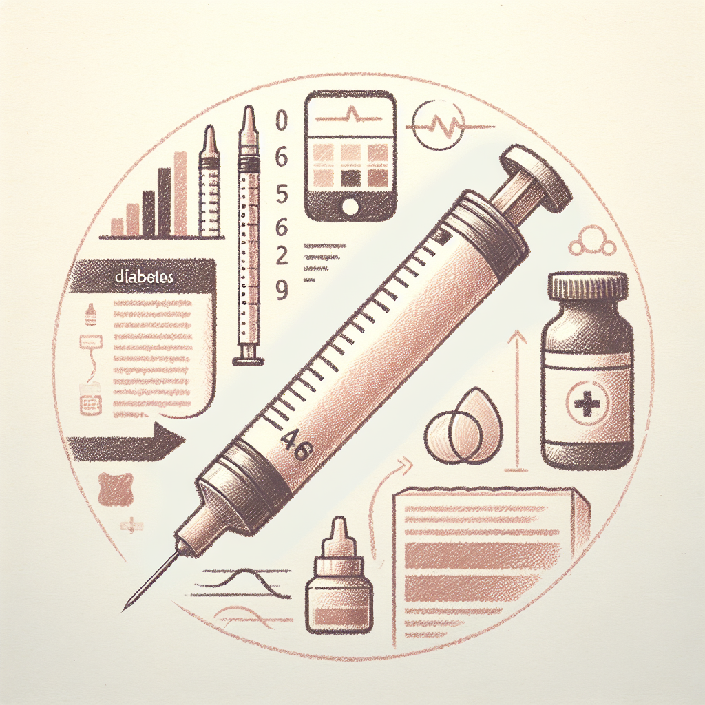 Pastelková ilustrace znázorňující téma: Diabetes a inzulín