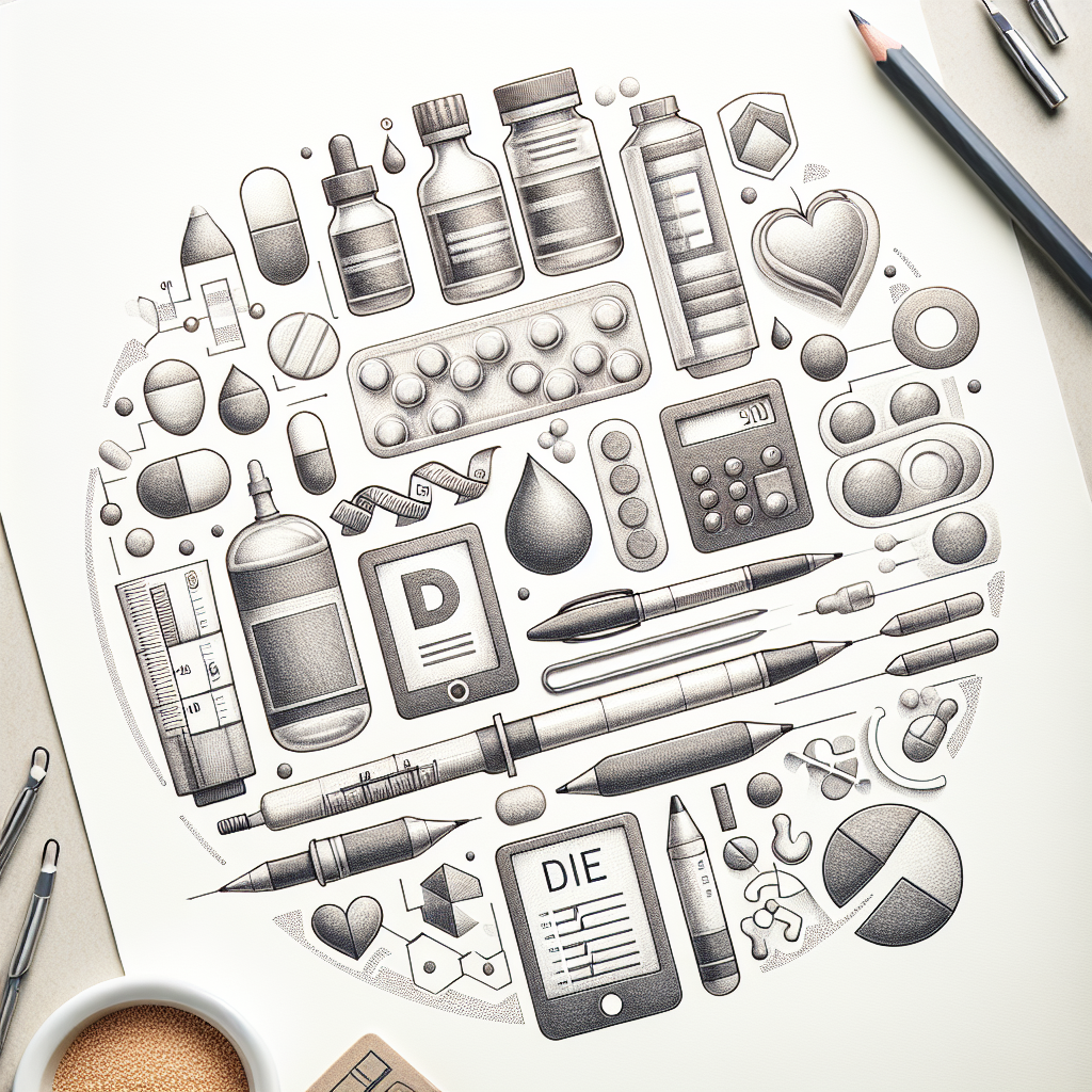 Pastelková ilustrace znázorňující téma: Cukrovka